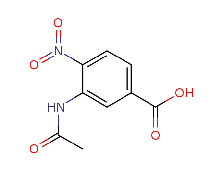 Molecular Structure of 54002-27-6 (4-NITRO-3-ACETYLAMINOBENZOIC ACID)