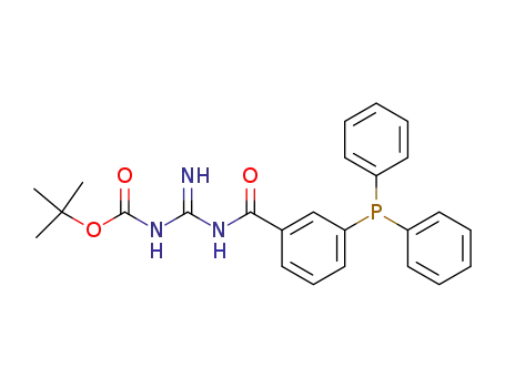 N'-tert-butoxycarbonyl-N-(3-diphenylphosphanylbenzoyl)guanidine