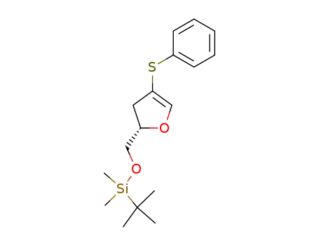 tert-butyl<<(S)-2,3-dihydro-4-(phenylthio)-2-furyl>methoxy>dimethylsilane
