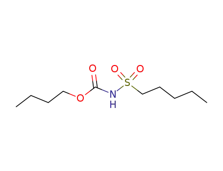 Molecular Structure of 99863-92-0 ((pentane-1-sulfonyl)-carbamic acid butyl ester)