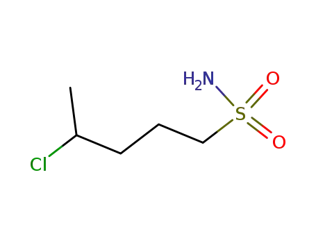 Molecular Structure of 99380-66-2 (4-chloropentanesulfonamide)