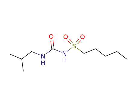 Molecular Structure of 99178-78-6 (<i>N</i>-isobutyl-<i>N</i>'-(pentane-1-sulfonyl)-urea)