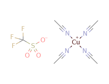 tetrakis(acetonitrile)copper(I) trifluoromethanesulfonate hemihydrate