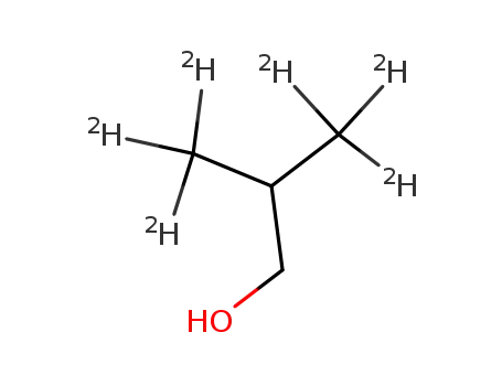 Molecular Structure of 72182-69-5 (2-METHYL-D3-PROPYL-3,3,3-D3 ALCOHOL)