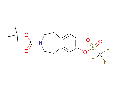 3H-3-Benzazepine-3-carboxylic acid,
1,2,4,5-tetrahydro-7-[[(trifluoromethyl)sulfonyl]oxy]-, 1,1-dimethylethyl
ester