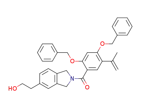 [2,4-bis(benzyloxy)-5-(prop-1-en-2-yl)phenyl][5-(2-hydroxyethyl)-1,3-dihydro-2H-isoindol-2-yl]methanone
