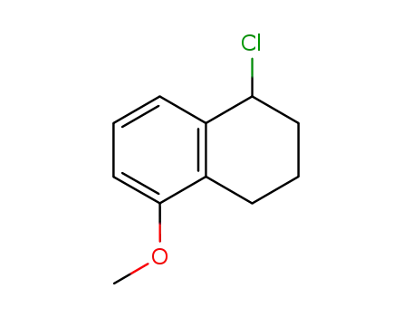 Molecular Structure of 132449-38-8 (1-chloro-5-methoxy-1,2,3,4-tetrahydronaphthalene)