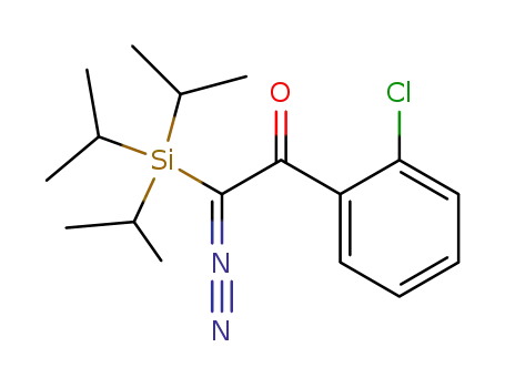 1-(2'-chlorophenyl)-2-diazo-2-(triisopropylsilyl)ethanone