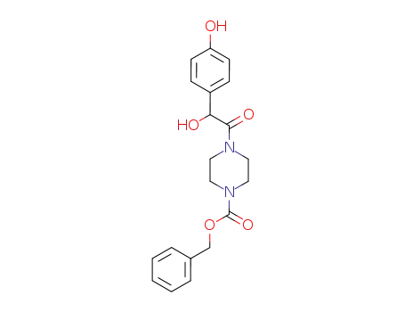 1-Piperazinecarboxylic acid, 4-[2-hydroxy-2-(4-hydroxyphenyl)acetyl]-,
phenylmethyl ester