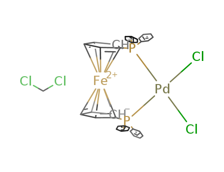 High quality Dichloro(1,1-bis(diphenylphosphino)ferrocene)palladium(II) acetone adduct cas NO.: 851232-71-8