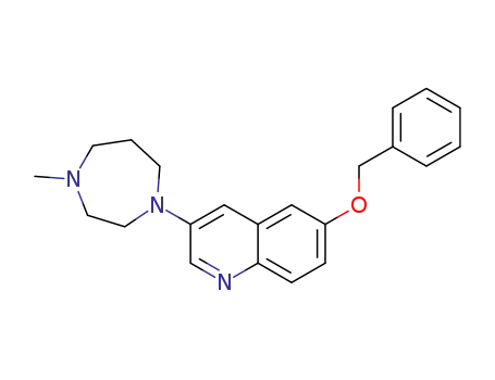 6-(benzyloxy)-3-(4-methyl-1,4-diazepan-1-yl)quinoline