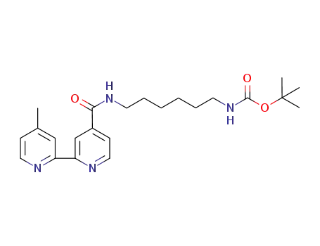 tert-butyl (6-(4’-methyl-[2,2’-bipyridine]-4-carboxamido)hexyl)carbamate
