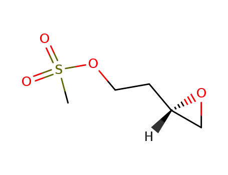 Molecular Structure of 41241-10-5 ((R)-<2<(Methanesulfonyl)oxy>ethyl>oxirane)