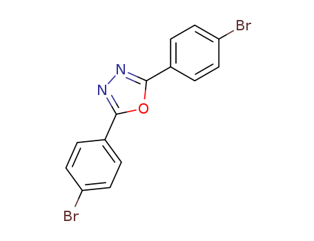 1,3,4-Oxadiazole,2,5-bis(4-bromophenyl)- cas  19542-05-3