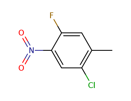 1-chloro-4-fluoro-2-methyl-5-nitrobenzene