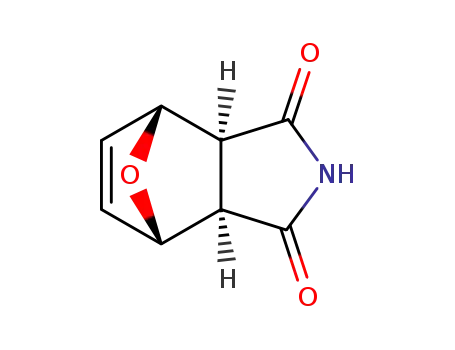 Molecular Structure of 6253-28-7 (7-Oxabicyclo(2.2.1)hept-5-ene-2,3-dicarboximide)