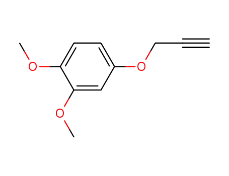 Molecular Structure of 41361-60-8 (1,2-dimethoxy-4-(prop-2-yn-1-yloxy)benzene)
