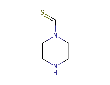 Molecular Structure of 106712-05-4 (1-Piperazinecarbothioaldehyde(9CI))