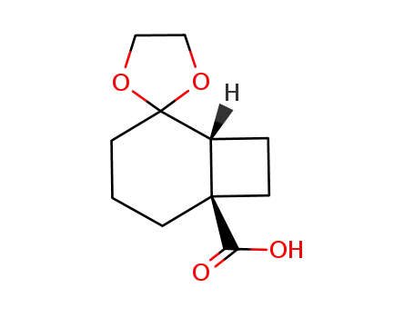 (1R,6R)-5,5-(ethylenedioxy)bicyclo<4.2.0>octane-1-carboxylic acid