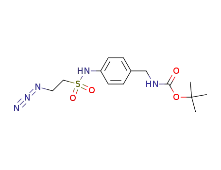 Carbamic acid, [[4-[[(2-azidoethyl)sulfonyl]amino]phenyl]methyl]-,
1,1-dimethylethyl ester