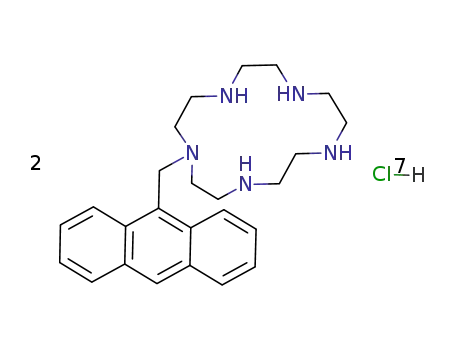 9-(1',4',7',10',13'-pentaazacyclopentadecyl)methylanthracene