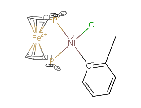 cis-[1,1'-bis(diphenylphosphino)ferrocene](2-methylphenyl)nickel(II) chloride