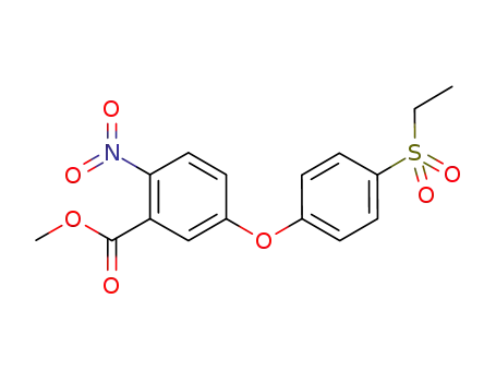 methyl 5-[4-(ethylsulfonyl)phenoxy]-2-nitrobenzoate