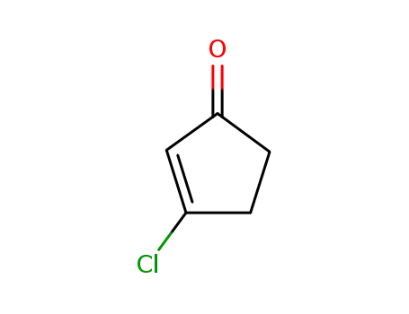 Molecular Structure of 53102-14-0 (3-Chloro-2-cyclopenten-1-one)