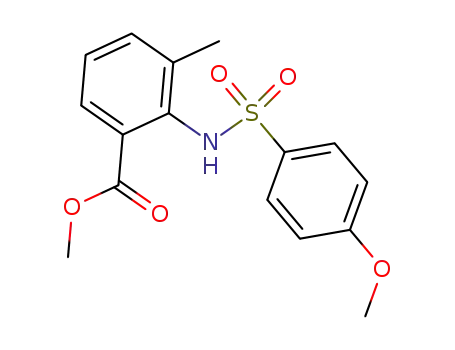 2-(4-methoxy-benzene-sulfonylamino)-3-methyl-benzoic acid methyl ester