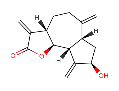 Molecular Structure of 67667-64-5 (3-epi-Zaluzanin C)