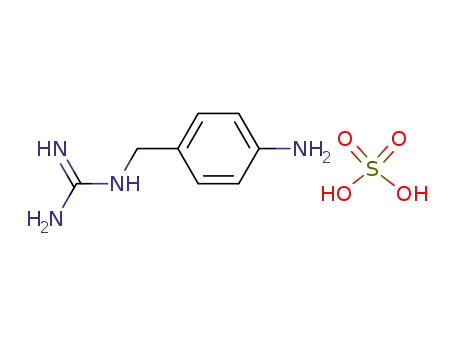 Guanidine, [(4-aminophenyl)methyl]-, sulfate (1:1)