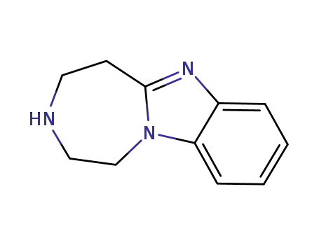 Molecular Structure of 135875-10-4 (1H-[1,4]Diazepino[1,7-a]benzimidazole,2,3,4,5-tetrahydro-(9CI))
