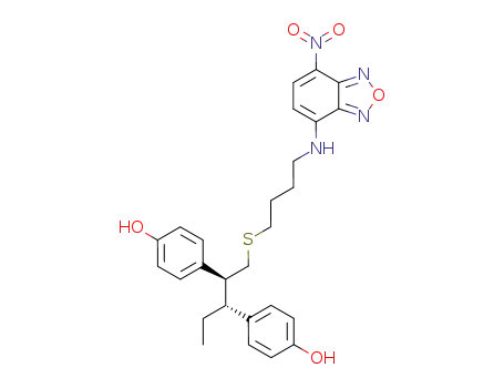 (2R*,3S*)-2,3-bis(4-hydroxyphenyl)pentyl <N-(7-nitro-2,1,3-benzoxadiazol-4-yl)-4-aminobutyl> sulfide