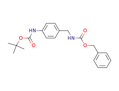 Carbamic acid,
[[4-[[(1,1-dimethylethoxy)carbonyl]amino]phenyl]methyl]-, phenylmethyl
ester