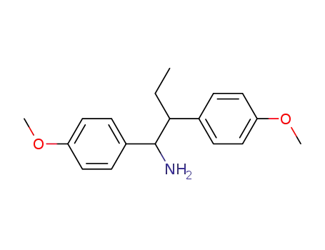 Molecular Structure of 76289-23-1 (1,2-bis(p-methoxyphenyl)butylamine)