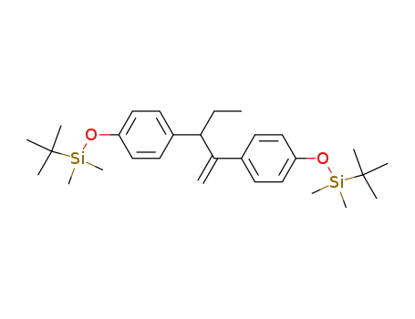 2,3-bis<4-<(tert-butyldimethylsilyl)oxy>phenyl>-1-pentene