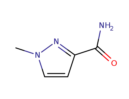 Molecular Structure of 89179-62-4 (1-Methyl-1H-pyrazole-3-carboxamide)
