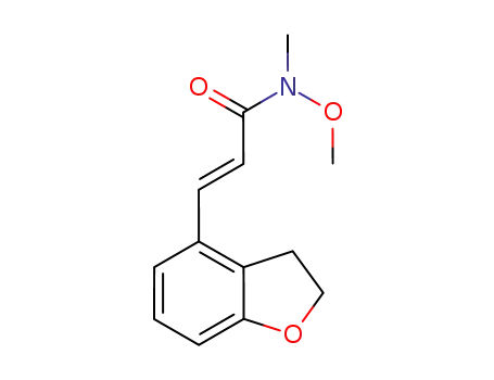 (trans)-N-methoxy-N-methyl-3-(2,3-dihydrobenzofuran-4-yl)propenamide