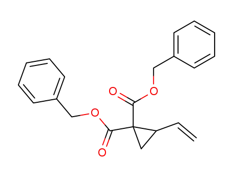Molecular Structure of 182740-91-6 (dibenzyl-2-vinylcyclopropane-1,1-dicarboxylate)