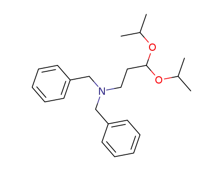Molecular Structure of 1493780-01-0 (N,N-dibenzyl-3,3-diisopropoxypropan-1-amine)