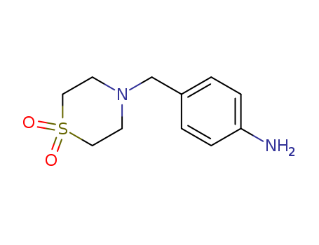 Benzenamine,4-[(1,1-dioxido-4-thiomorpholinyl)methyl]-