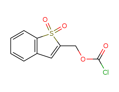 (1,1-Dioxidobenzo[b]thiophen-2-yl)methyl carbonochloridate