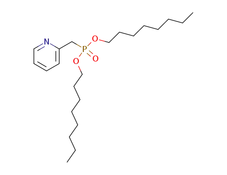 Molecular Structure of 145593-32-4 (Pyridin-2-ylmethyl-phosphonic acid dioctyl ester)