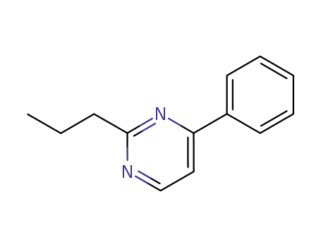Molecular Structure of 91806-19-8 (Pyrimidine, 4-phenyl-2-propyl- (7CI,9CI))