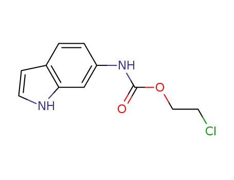 Carbamic acid, 1H-indol-6-yl-, 2-chloroethyl ester