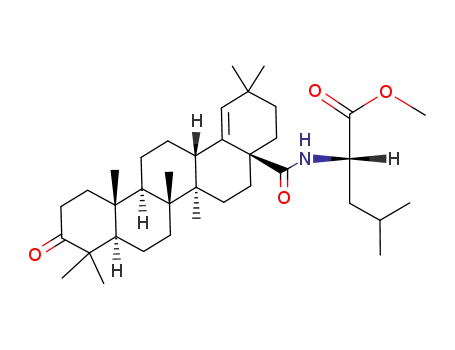 N-(olean-3-oxo-18-en-28-oyl)-L-leucine methyl ester