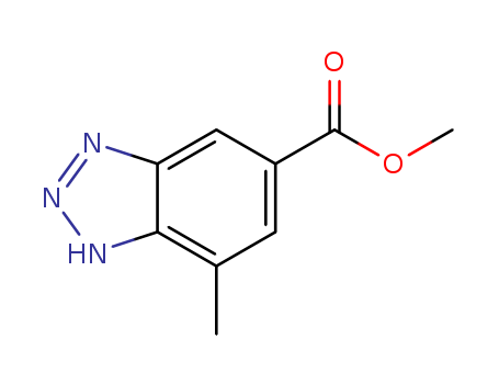 1H-1,2,3-Benzotriazole-5-carboxylic acid, 7-methyl-, methyl ester