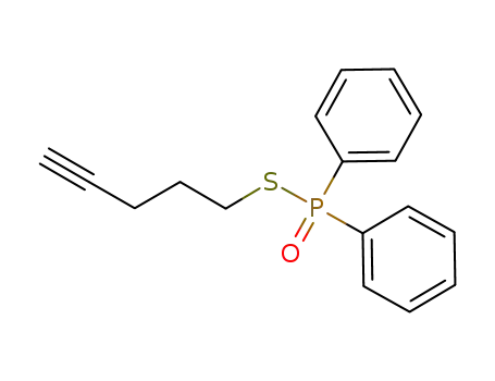diphenyl-phosphinothioic acid <i>S</i>-pent-4-ynyl ester