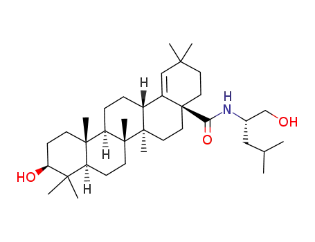 N-(olean-3β-hydroxy-18-en-28-oyl)-(1-hydroxymethyl-3-methyl)-butylamide