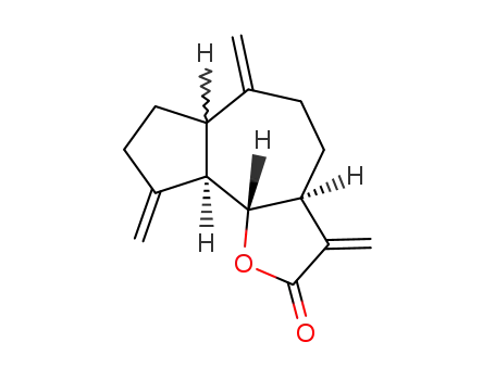 Molecular Structure of 477-43-0 (Dehydrocostus lactone)